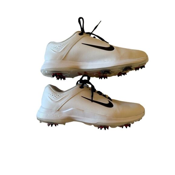 Nike Mens White Lace Up Round Toe Zoom TW Tiger Woods Golf Shoes Size 7.5 - Picture 8 of 16